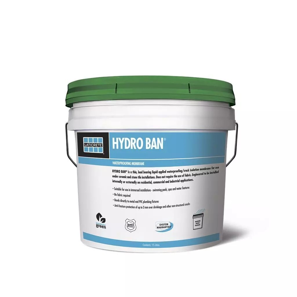 Laticrete Hydro Ban Waterproof Anti-Fracture Crack Isolation Membrane 1 Gal Pail