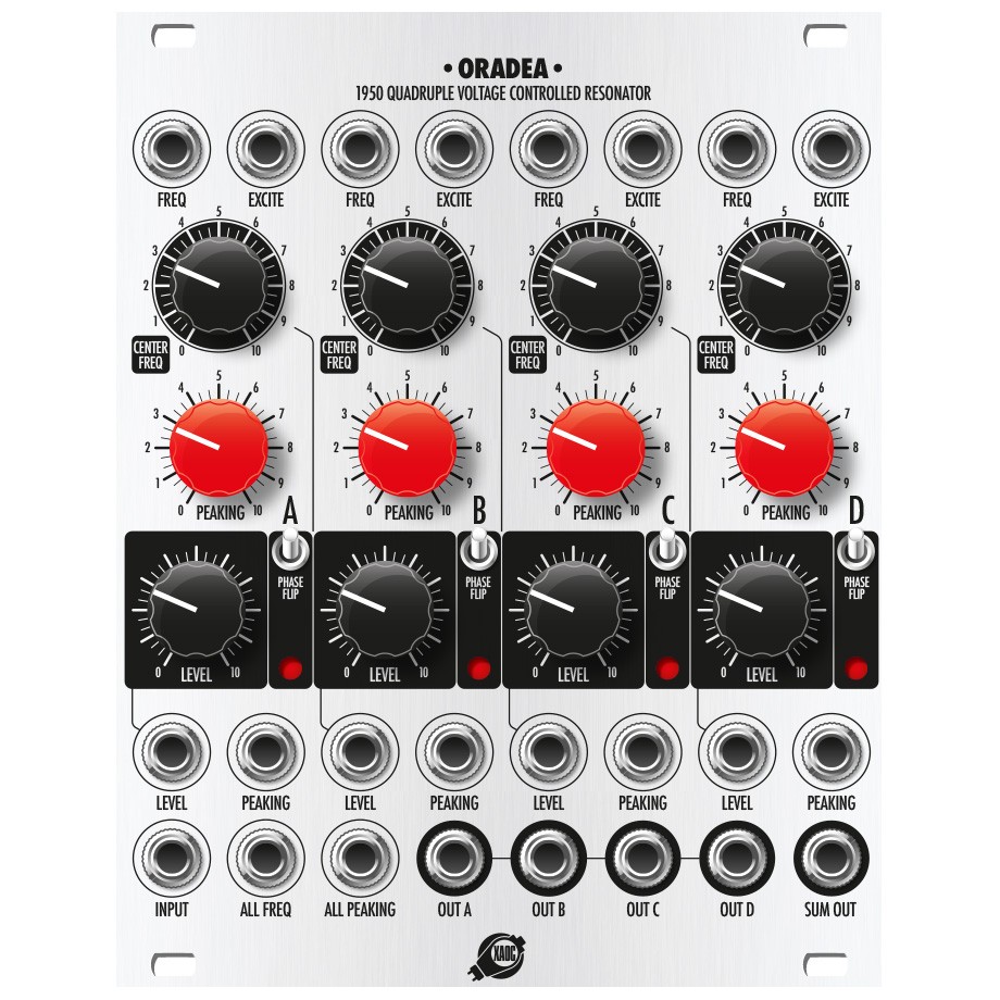 Xaoc Devices Oradea Quadruple Voltage Controlled Resonator Module