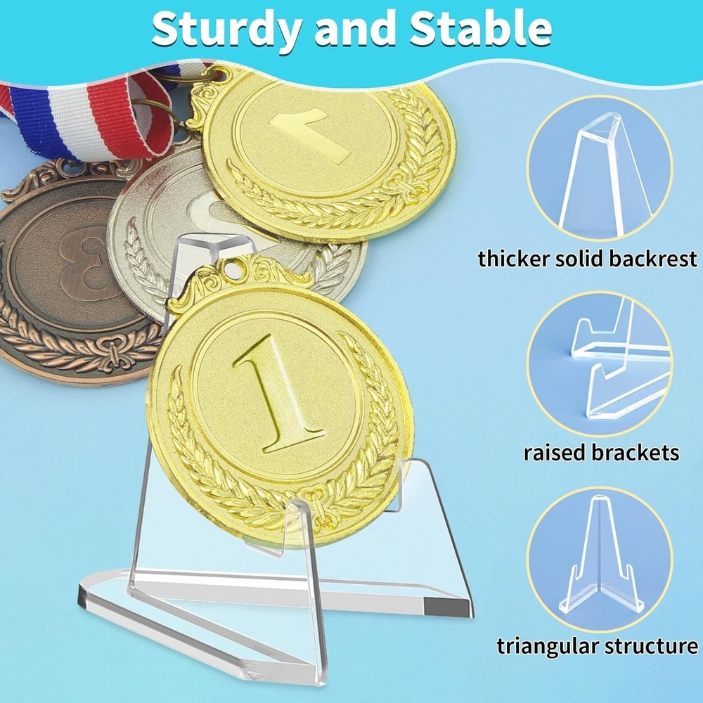 Stylish Triangular Base Card Holders – Perfect 20 Pack for Graded Cards and More