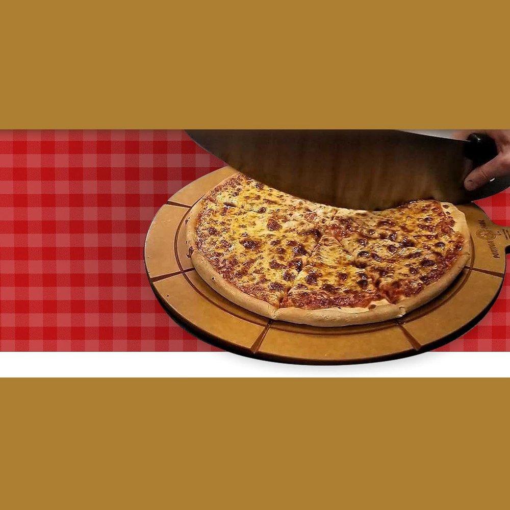 Single-Side Equal Slice Guide - 19” Diameter Padl for 16” Pizza, 6-Slice Portion