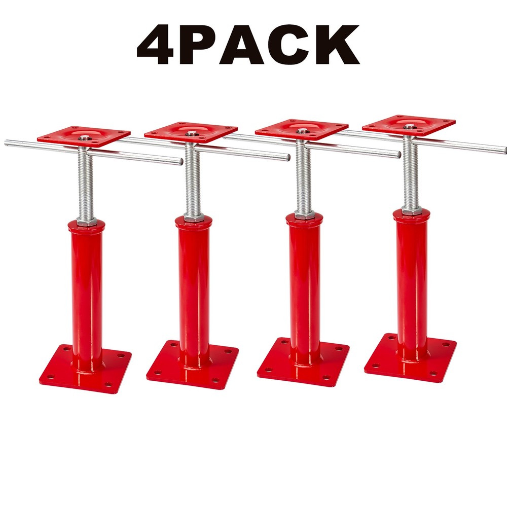 House Jacks for Leveling Crawlspace 11" -16" Adjustable for Cellar Ceiling 4Pack