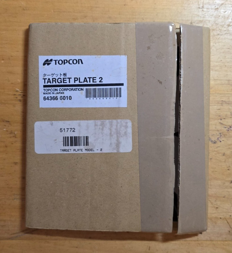 TOPCON Target - Plate Model 2 - 64366 6010 - NEW