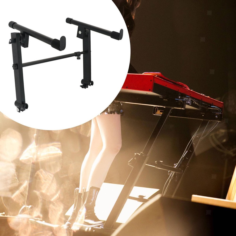 Keyboard Stand Electronic Stand Sturdy Heavy Duty Iron Professional Stacking