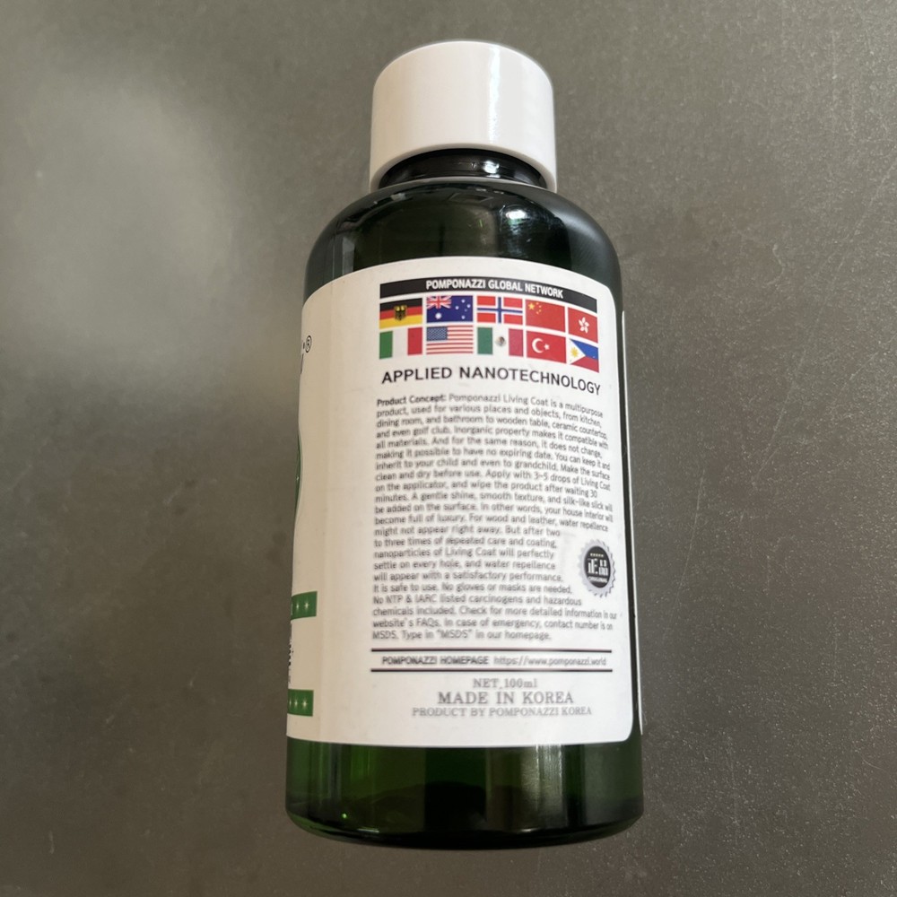 Pomponazzi Ceramic Coating Seal & Protect Kitchen & Bath Surfaces, 80% Full…
