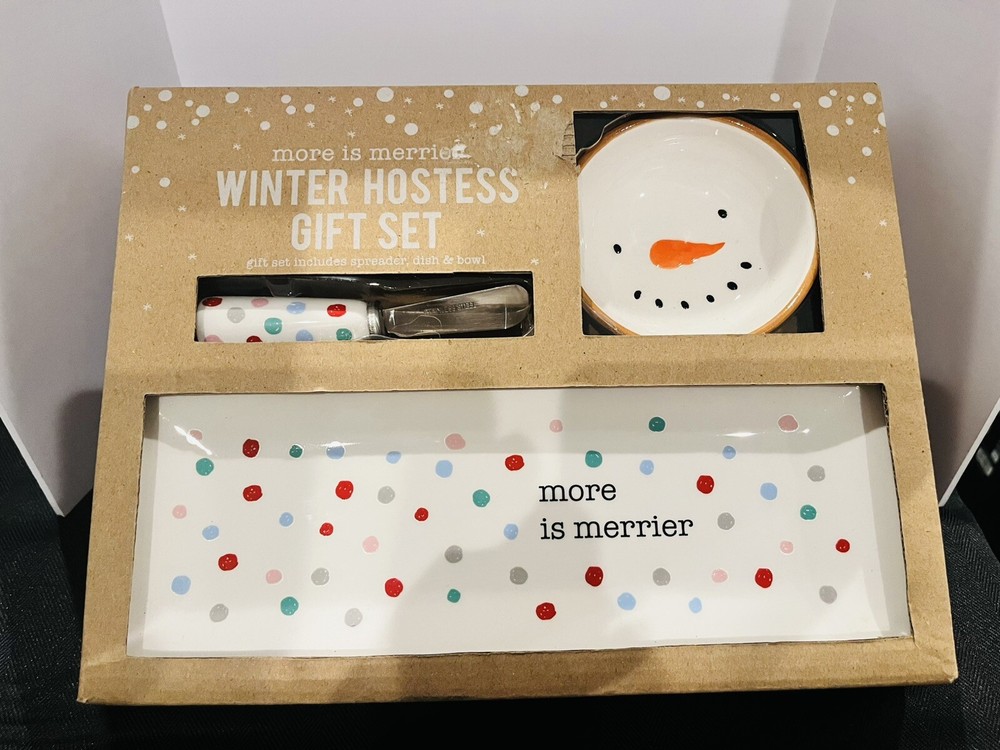 Christmas Hostess Set Polka Dot “More Is Merrier”