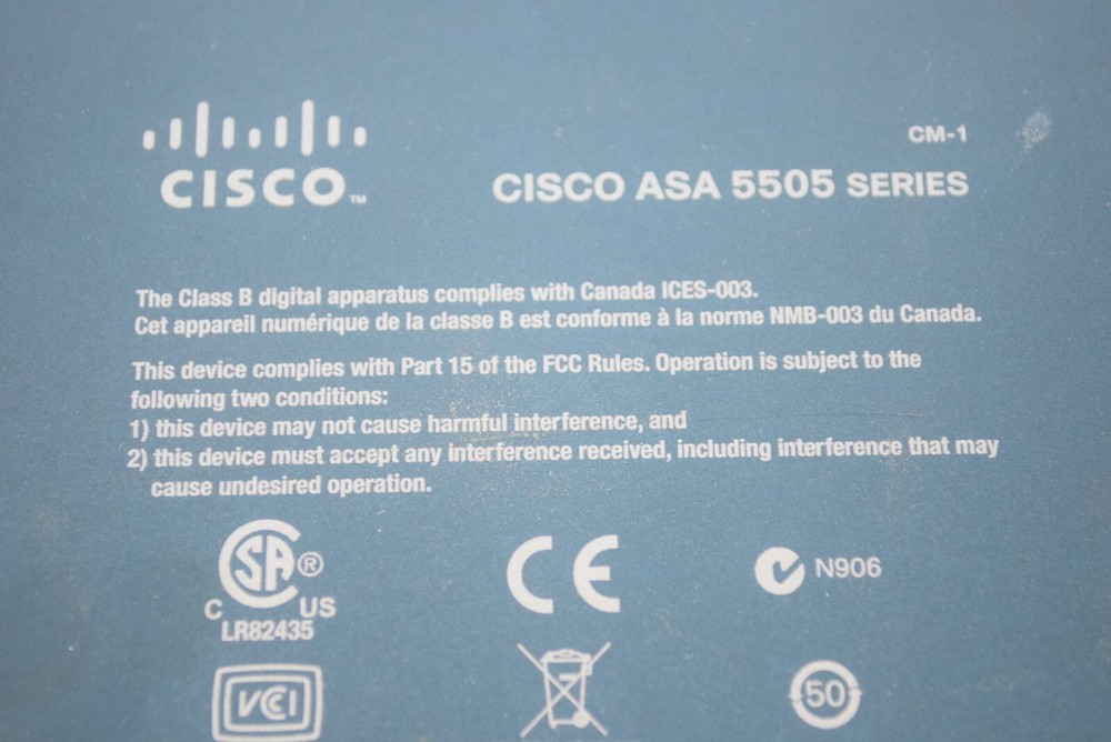 Cisco ASA 5505 Adaptive Security Appliance