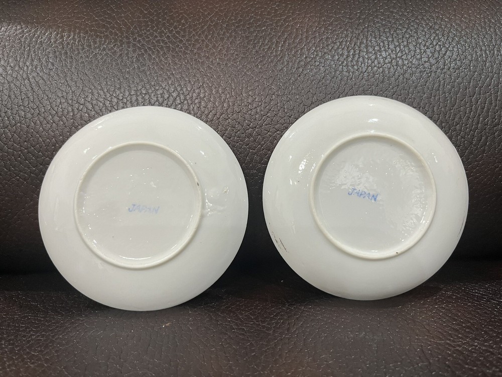 2 Japan Small Saucer Pre Owned
