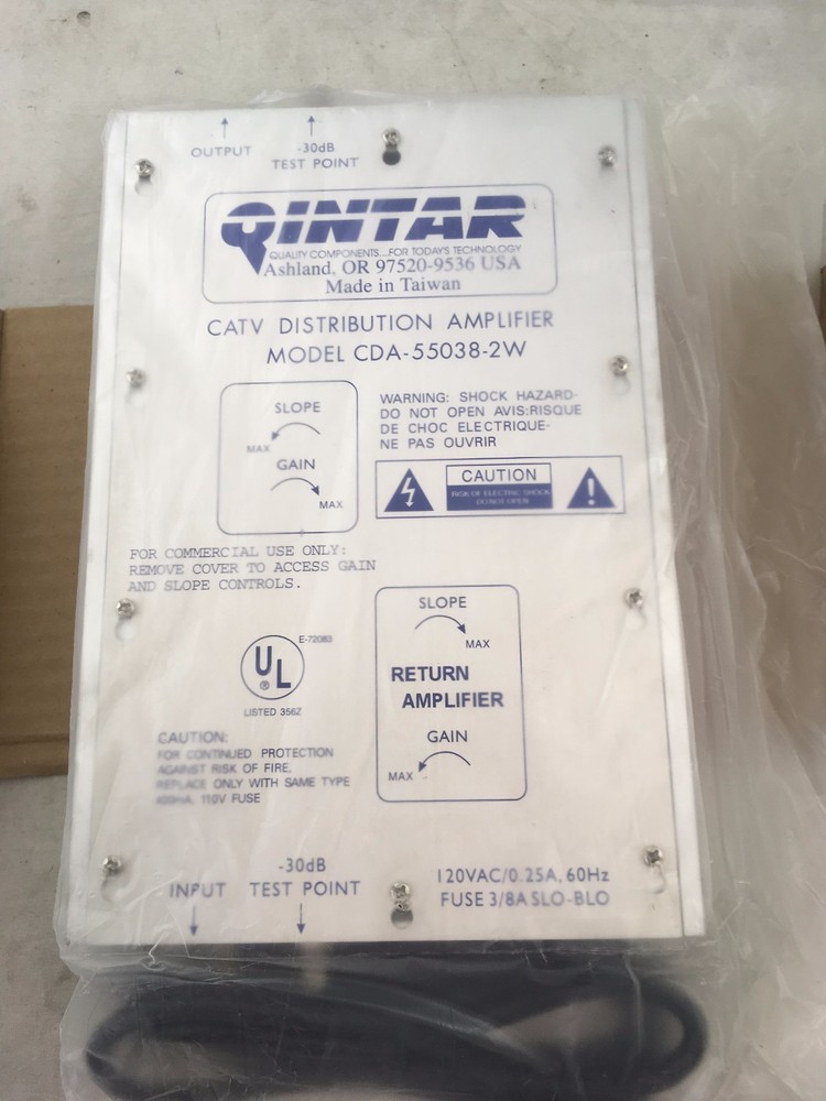 QINTAR CDA-55038-2W CATV Distribution Amplifier