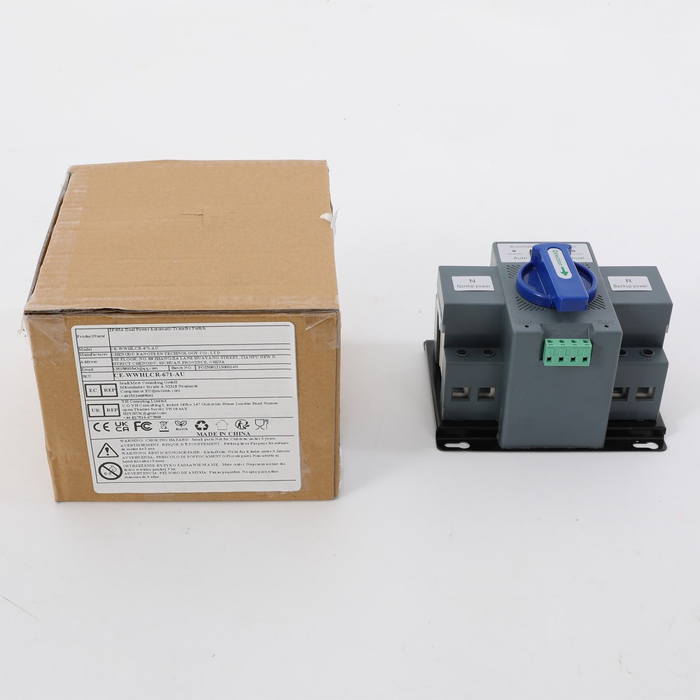2P/63A Generator Transfer Switch, Dual Power Generator Changeover Switch
