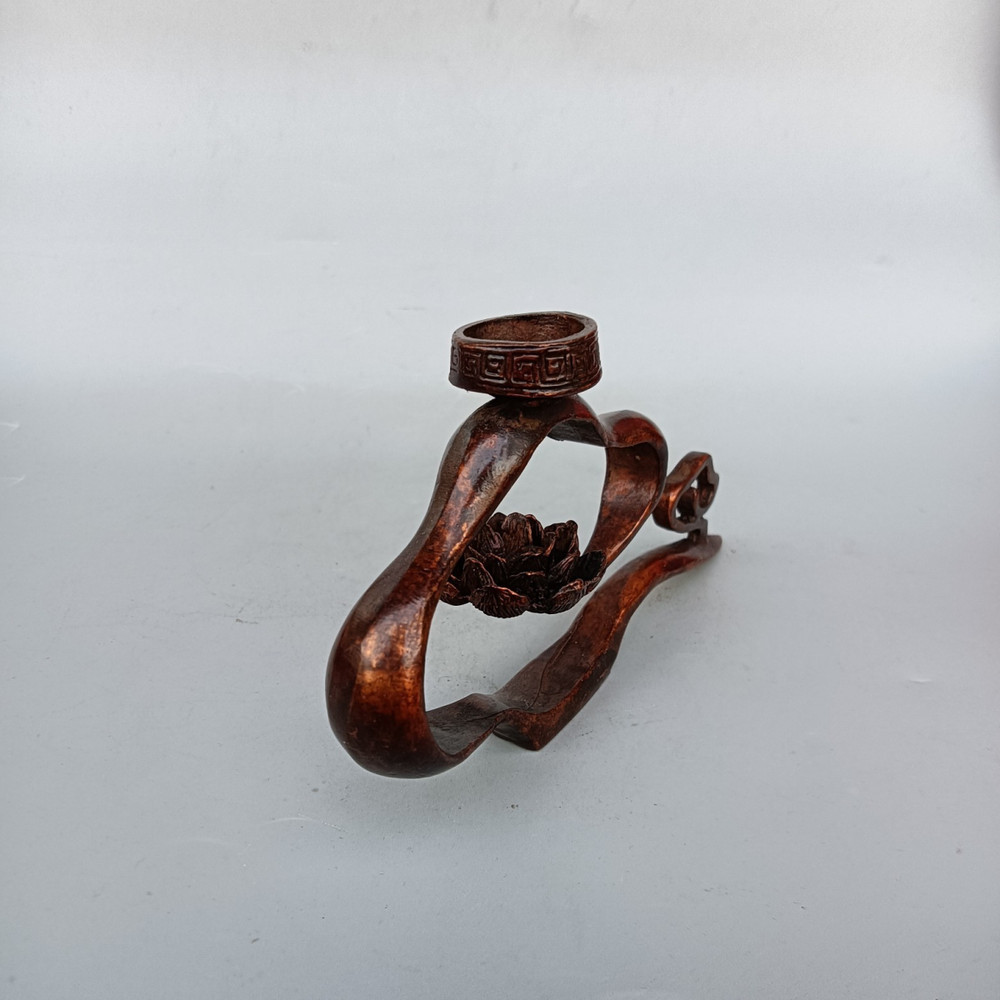 Copper Incense Burner Lotus Cloud Backflow Creative Home Decor Handcrafted