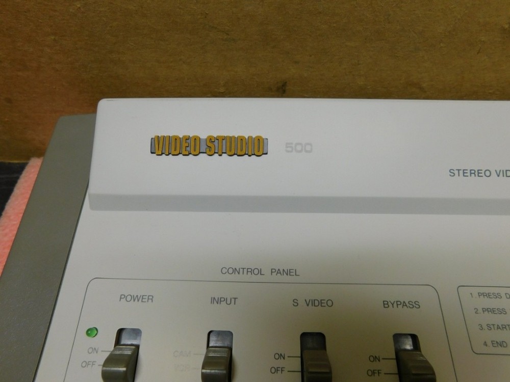 VIDEO STUDIO 500 -- Stereo Video Titler & Processor