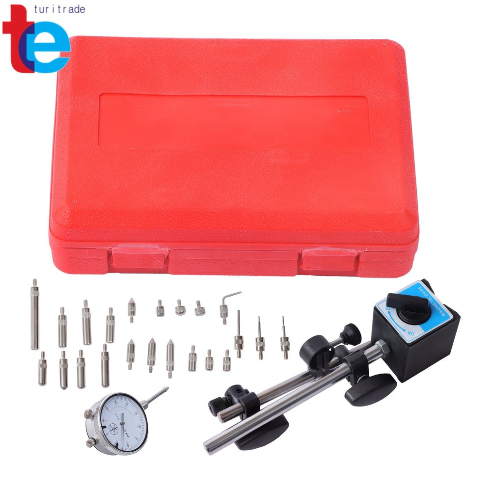 Magnetic Base with Dial Indicator & Point Precision Inspection Set Measuring Kit