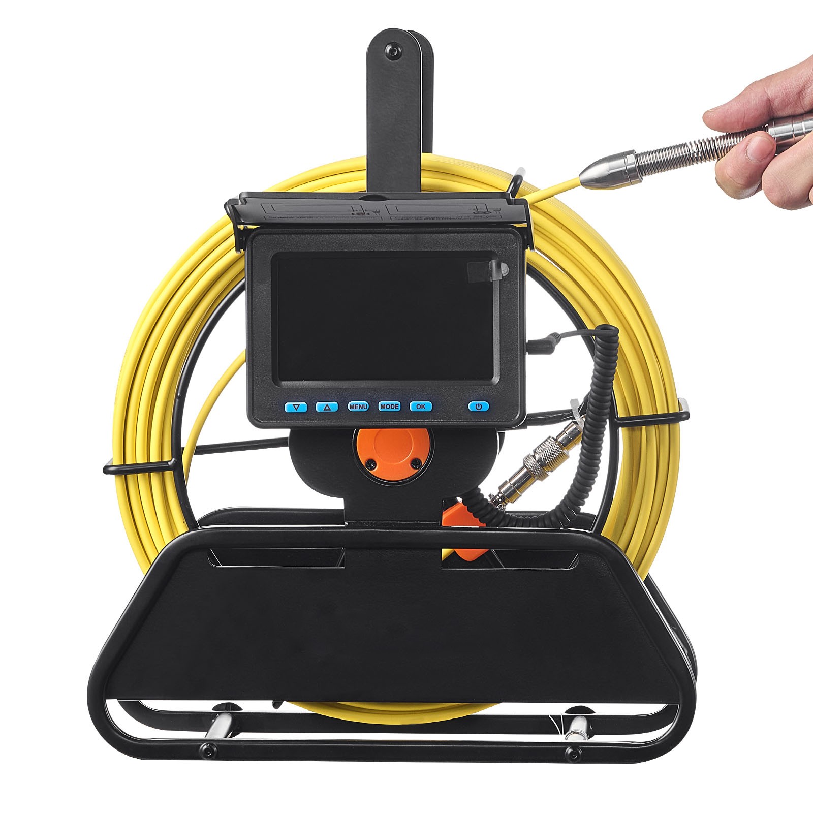 Uimoso 98 ft / 30 m Sewer Camera Pipe Inspection Camera w/ 4.3" HD Screen