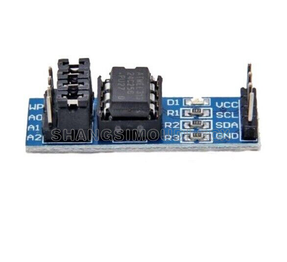 AT24C256 Serial EEPROM I2C Interface EEPROM Data Storage Module for Arduino