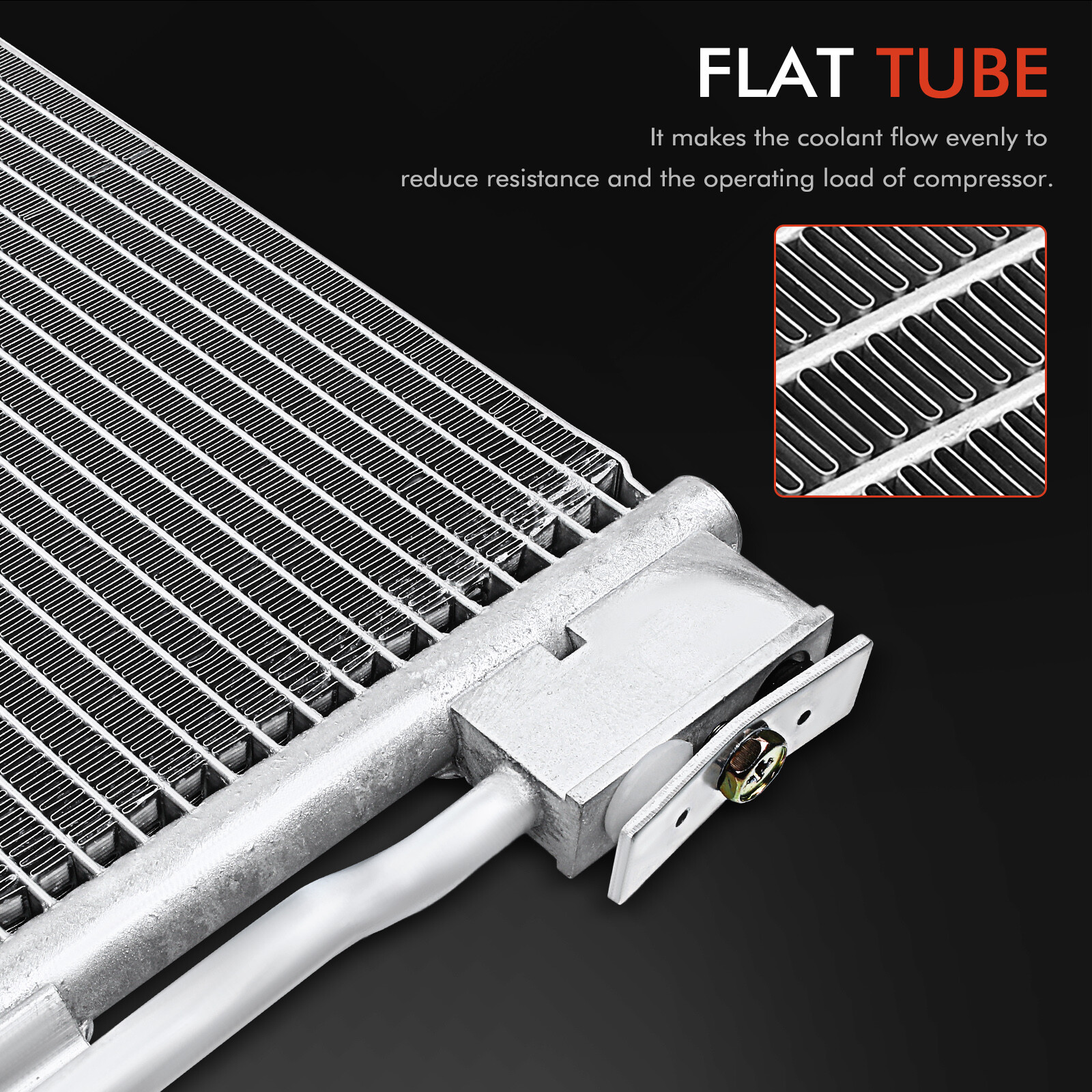 A/C Condenser for Chevrolet Traverse 2018-2021 Buick Enclave 2018-2021 V6 3.6L