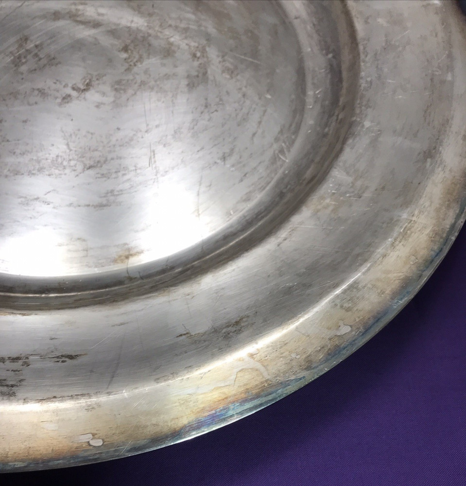 CHRISTOFLE Silverplated 16" ROUND TRAY