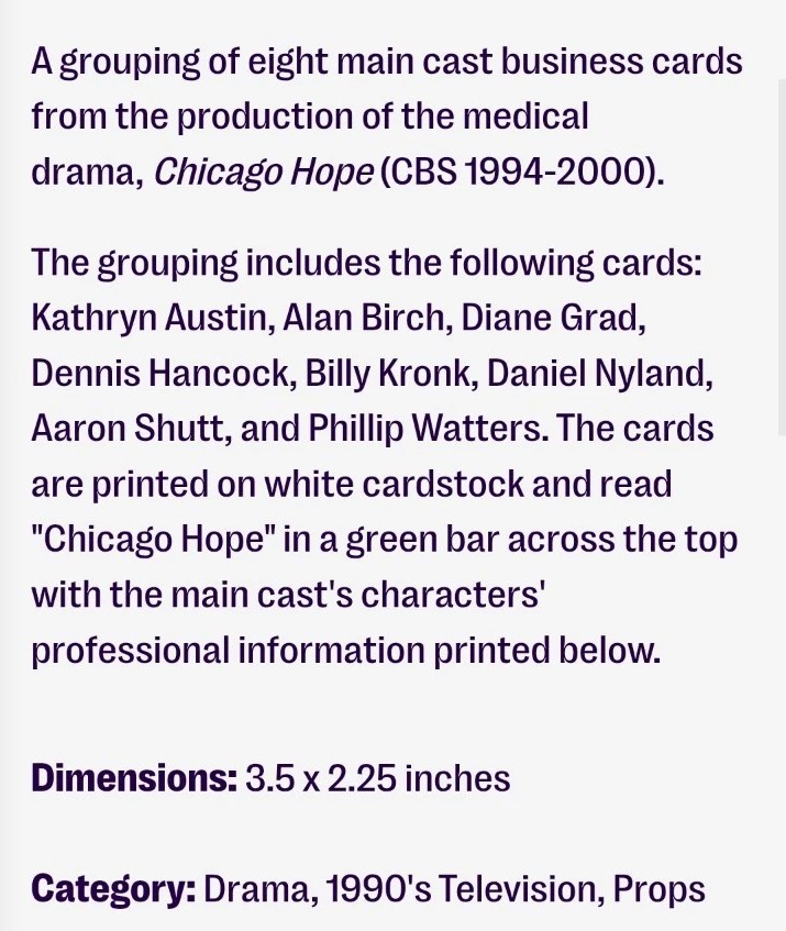 Tv Business Cards