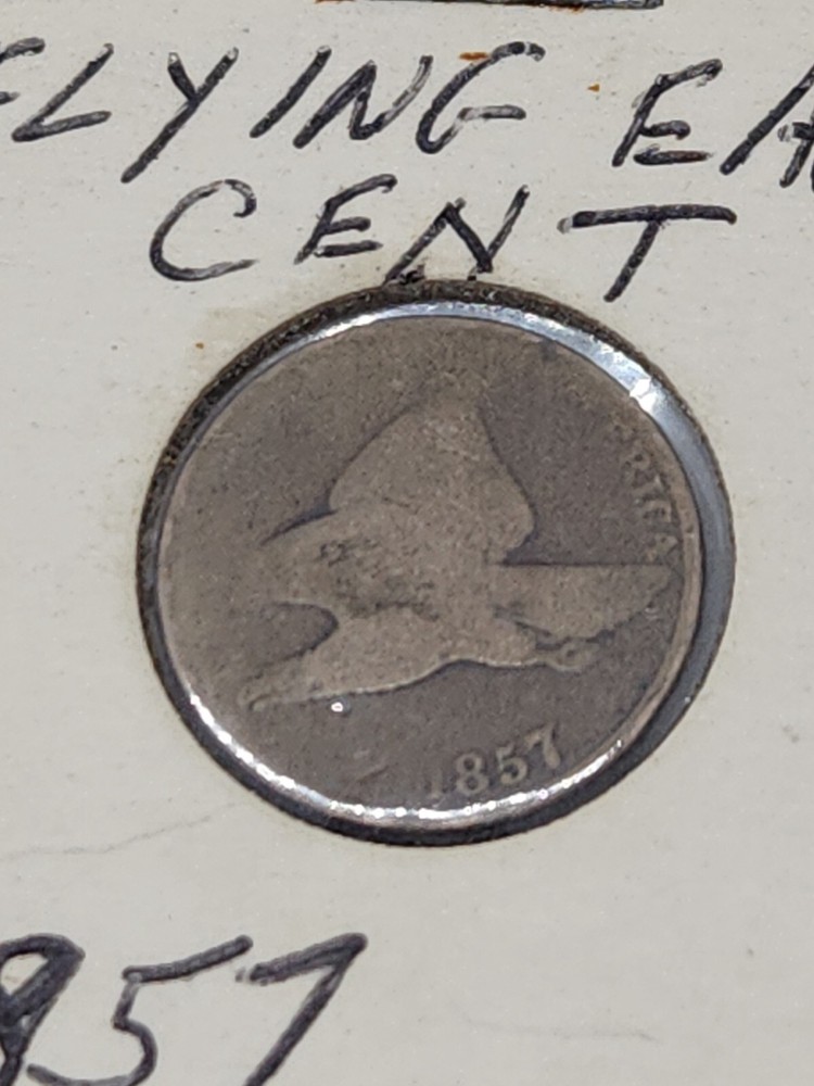 1857 US Flying Eagle One Cent