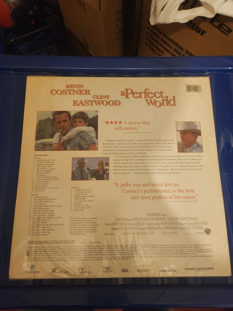A Perfect World Laserdisc