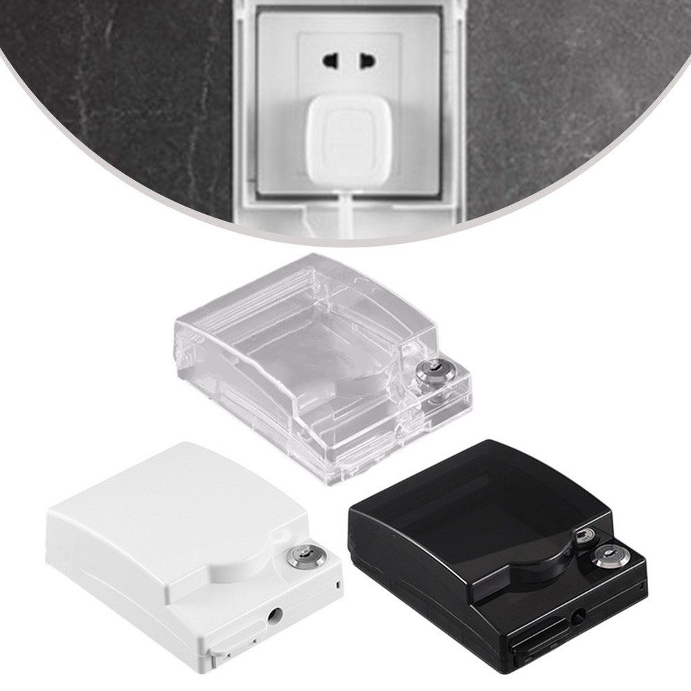 Plastic Locking Waterproof Socket Box Perfect for Courtyards and Farms