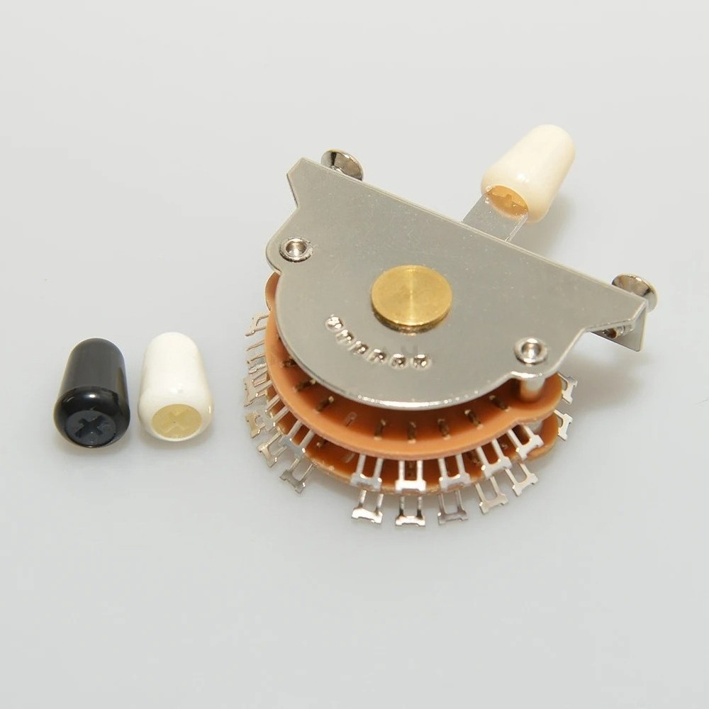 Guitar five-position super pickup selector switch, four-pole dual-chip type