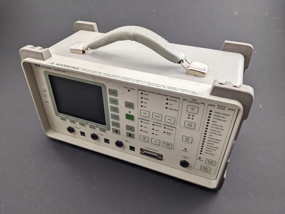 Hewlett Packard HP 37701B T1/Datacom Tester, works