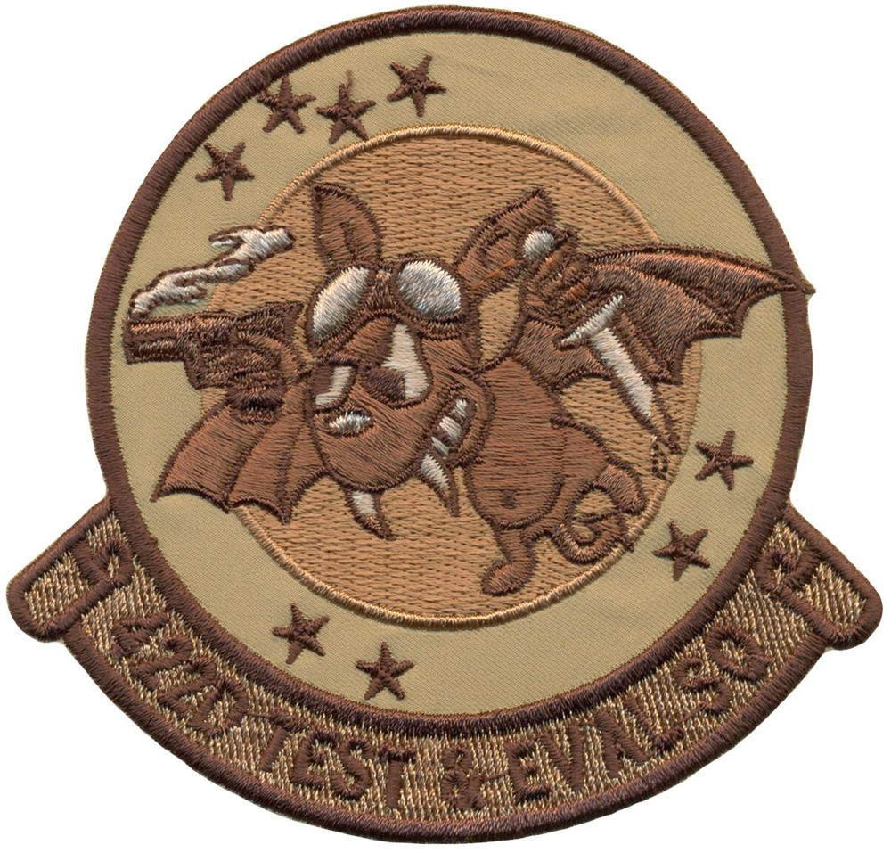 USAF 422d TEST & EVALUATION SQUADRON DESERT PATCH