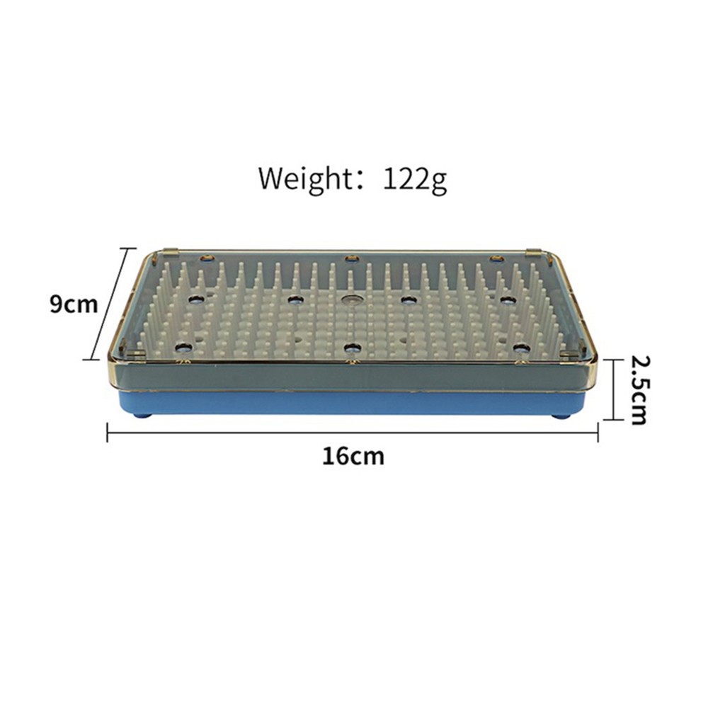 Single Layer Dental Sterilization Tray Case Silicone Disinfection Box Small Size