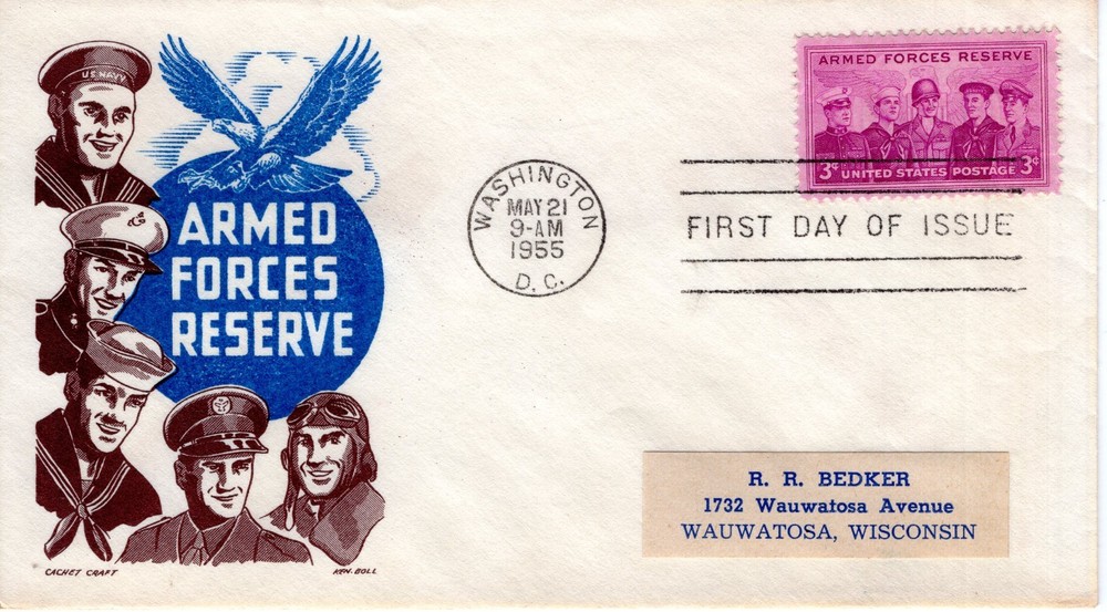 HONORING ARMED FORCES RESERVE - 1955 - DC683