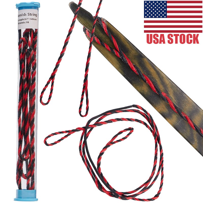 Archery 53/57" Flemish Twist String 16Strands Replacement Fast Flight Bow String