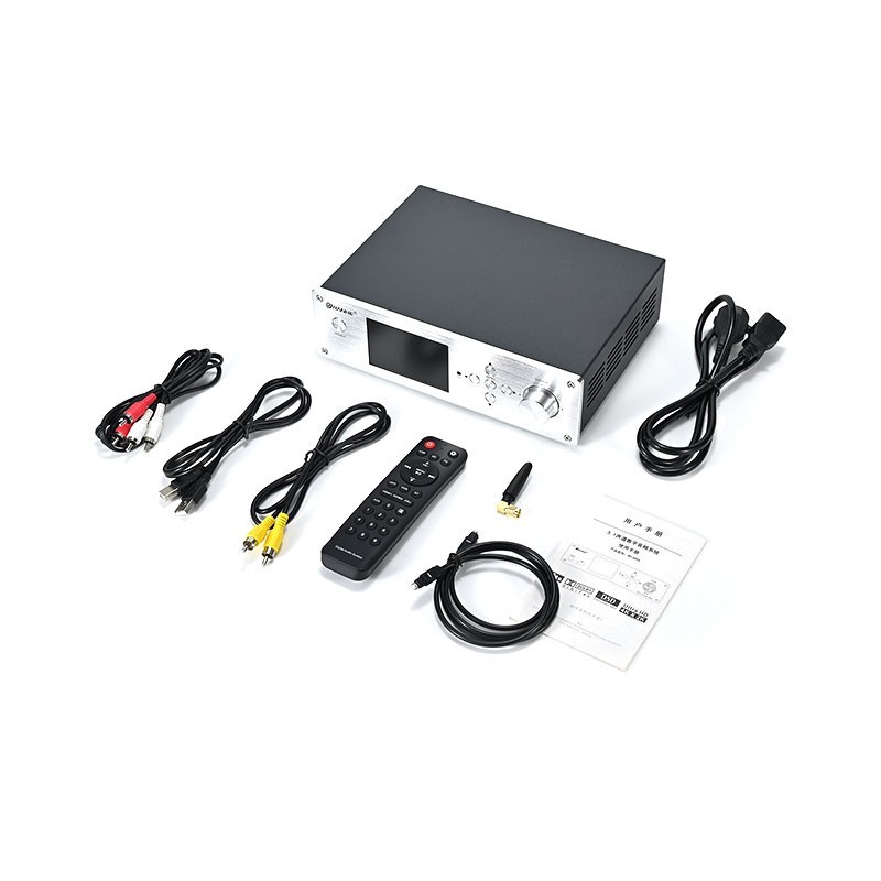 RH-202XPRO Audio Decoder Lossless Bluetooth 2xES9038Q2M Screen USB-PC Input BK