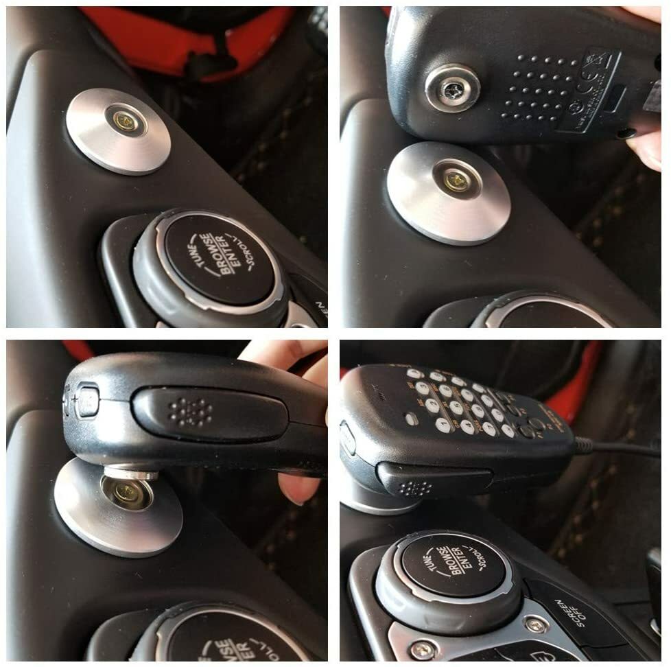 Magnetic Radio Hand Microphone Hand-Mic Mount Base for Wrangler Chevy Off-Road