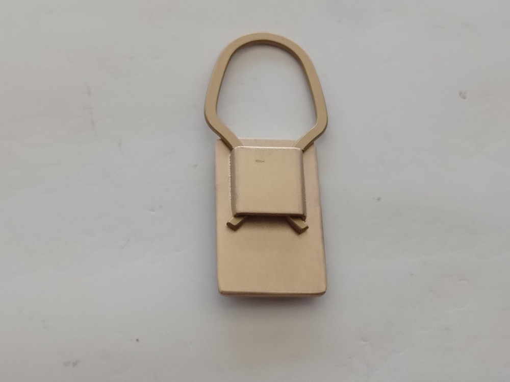 LAMBORGHINI metal blue enamel keychain quick release