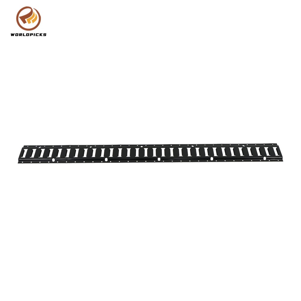 Black 35 Pack Multi-Size E Track Rail Kit, 5ft 8ft Rails With Straps Hardware