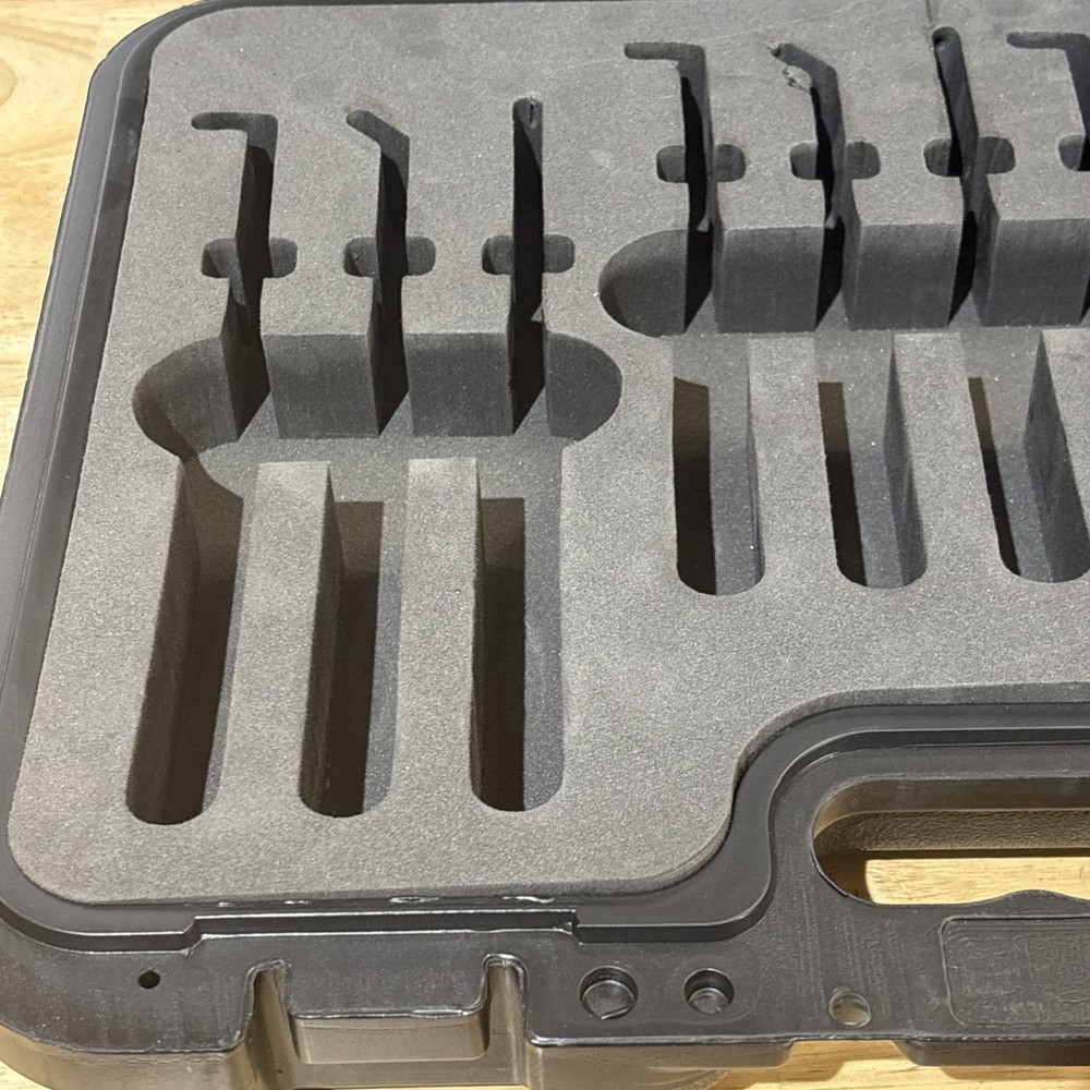 Snap On Tools 12pc Soft Grip Master Snap Ring Plier Set CASE & FOAM ONLY PB202B