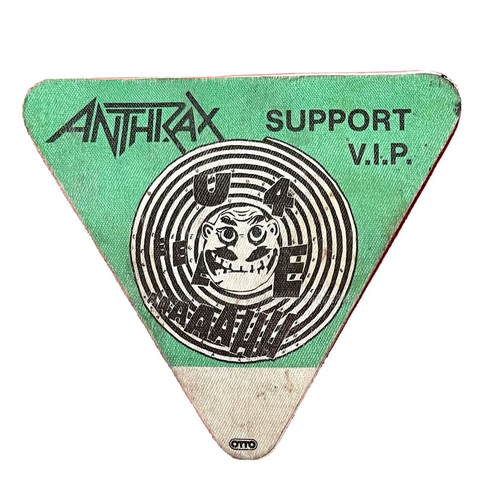 Anthrax backstage pass 1988