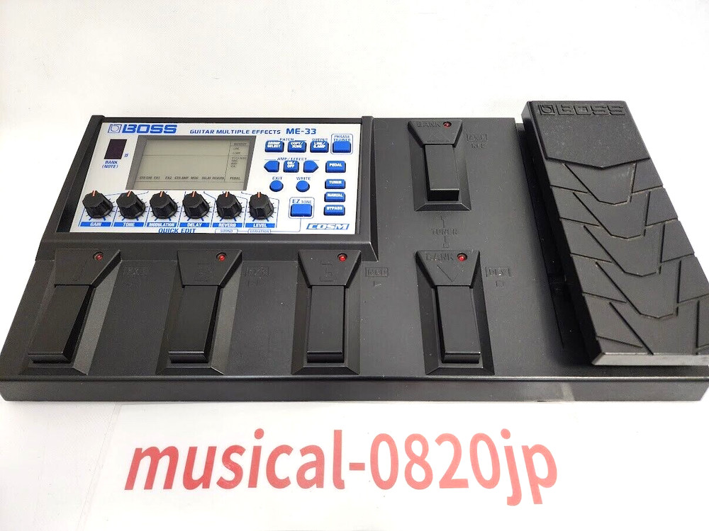 BOSS ME-33 Multi-Effects Guitar Effects Pedal