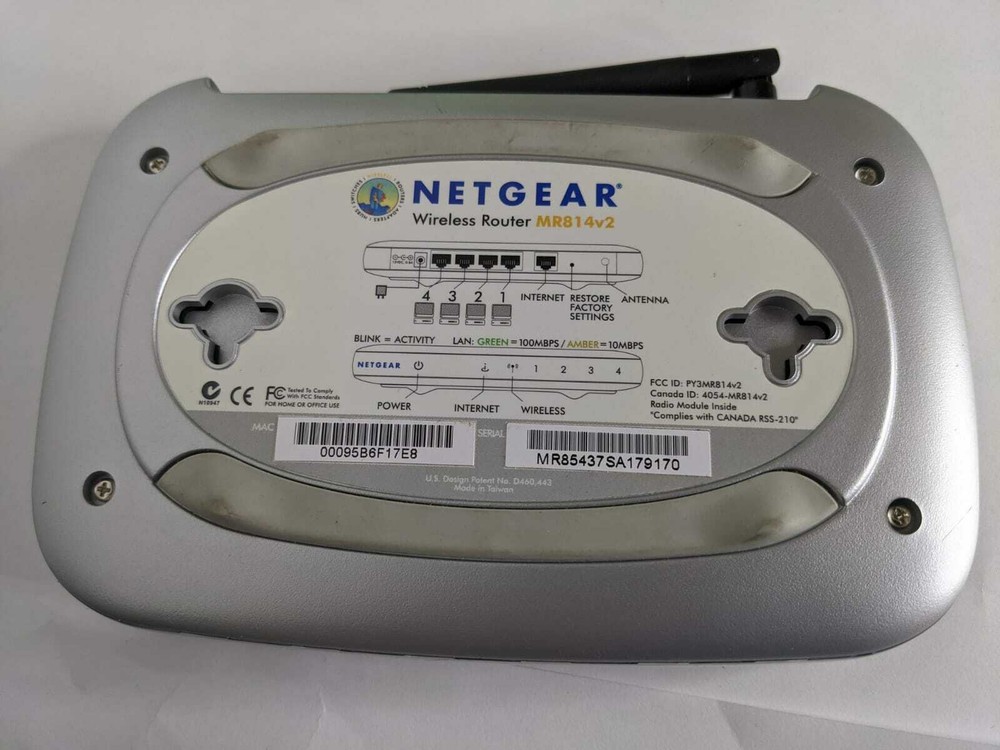 Netgear MR814V2 802.11b Wireless Router