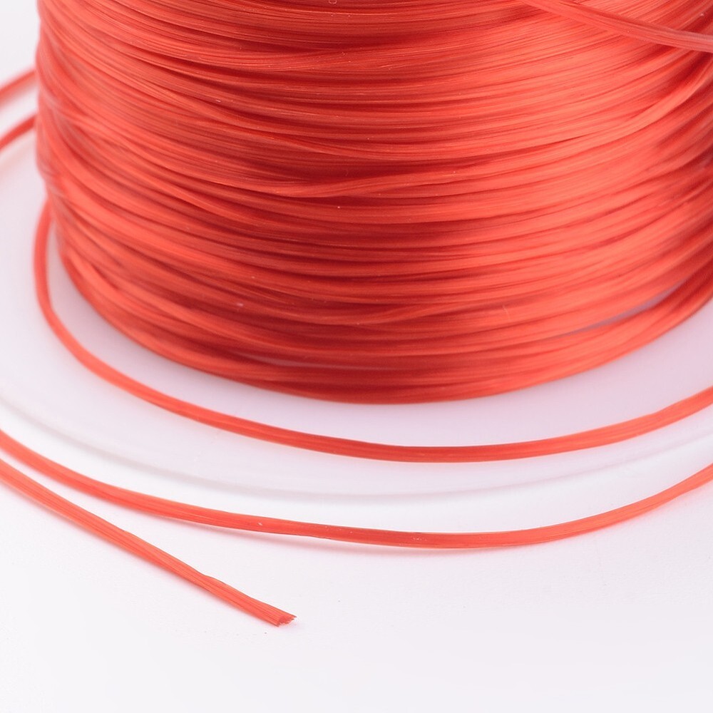 25 rolls Flat Elastic Crystal String Elastic Beading Thread DIY Bracelet Making