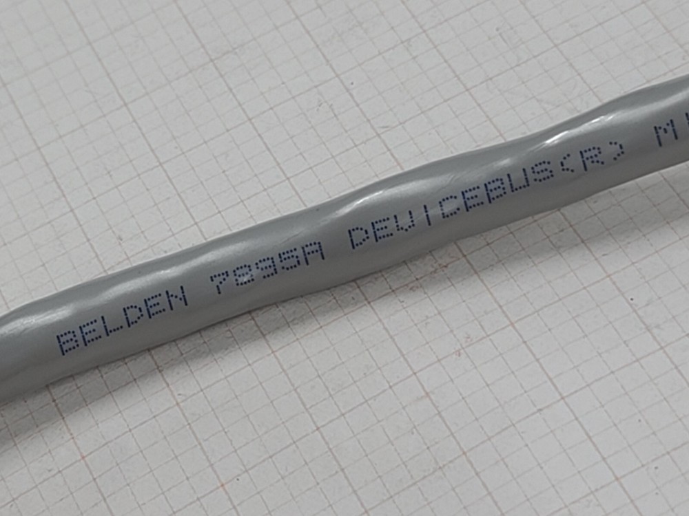 Belden 7895A 18/1P+20/1P Multi-Shielded DeviceBus Mid Data Cable PLTC Gray/10ft