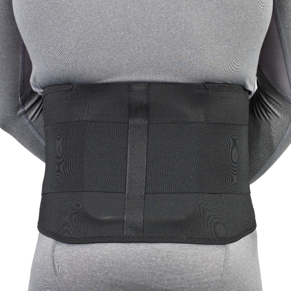 Lumbosacral Support with 11" Back Inserts, Black, 3X-Large
