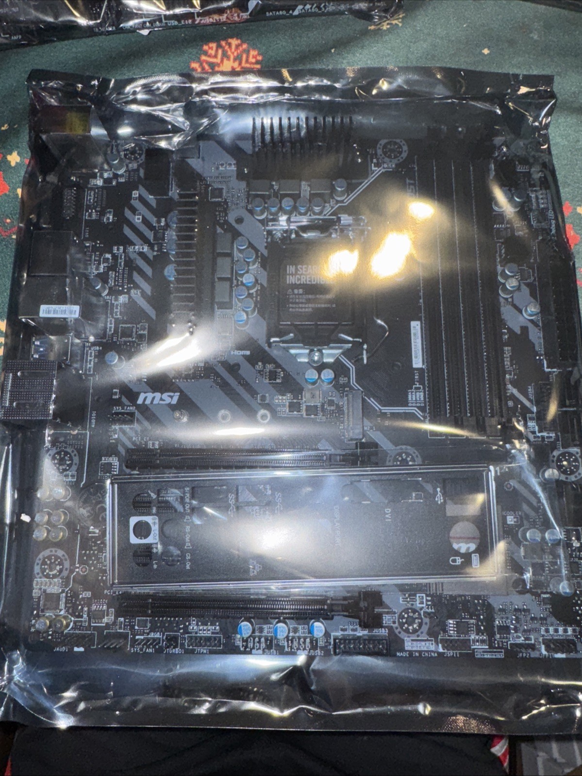 MSI Z370M-S01 LGA1151 Intel Z370 DDR4 Dual M.2 USB3.1 MATX Motherboard