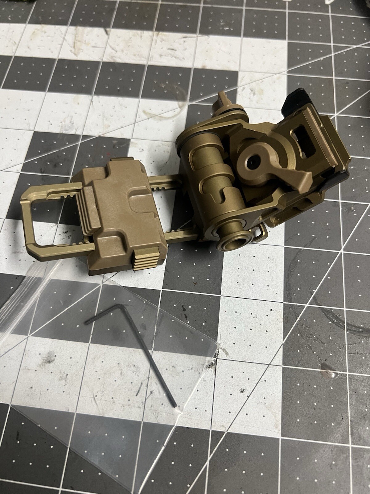 Argus A4 Light Weight Night Vision Mount (LWNVM) TAN Color