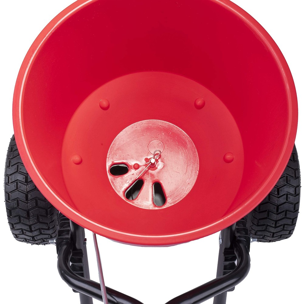 EarthWay 2600A-PLUS Fertilizer Spreader, 40lb Hopper Capacity, Red, Durable, ...