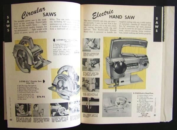 1959 Porter Cable Power Tools Catalog magazine pullout