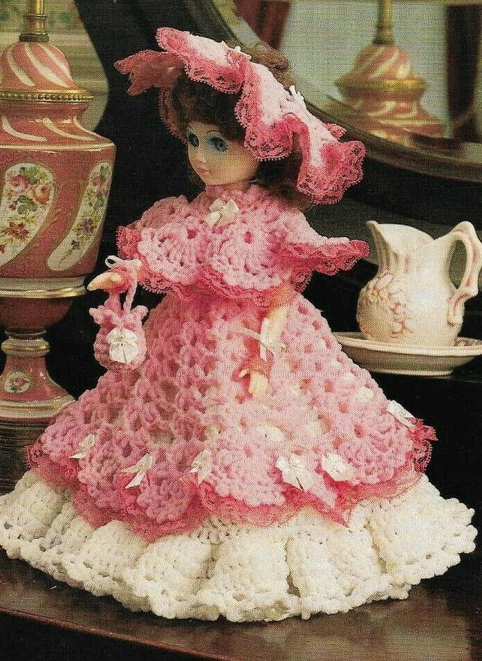 POTPOURRI DOLL HOME DECOR DIGEST SIZE CROCHET PATTERN INSTRUCTIONS