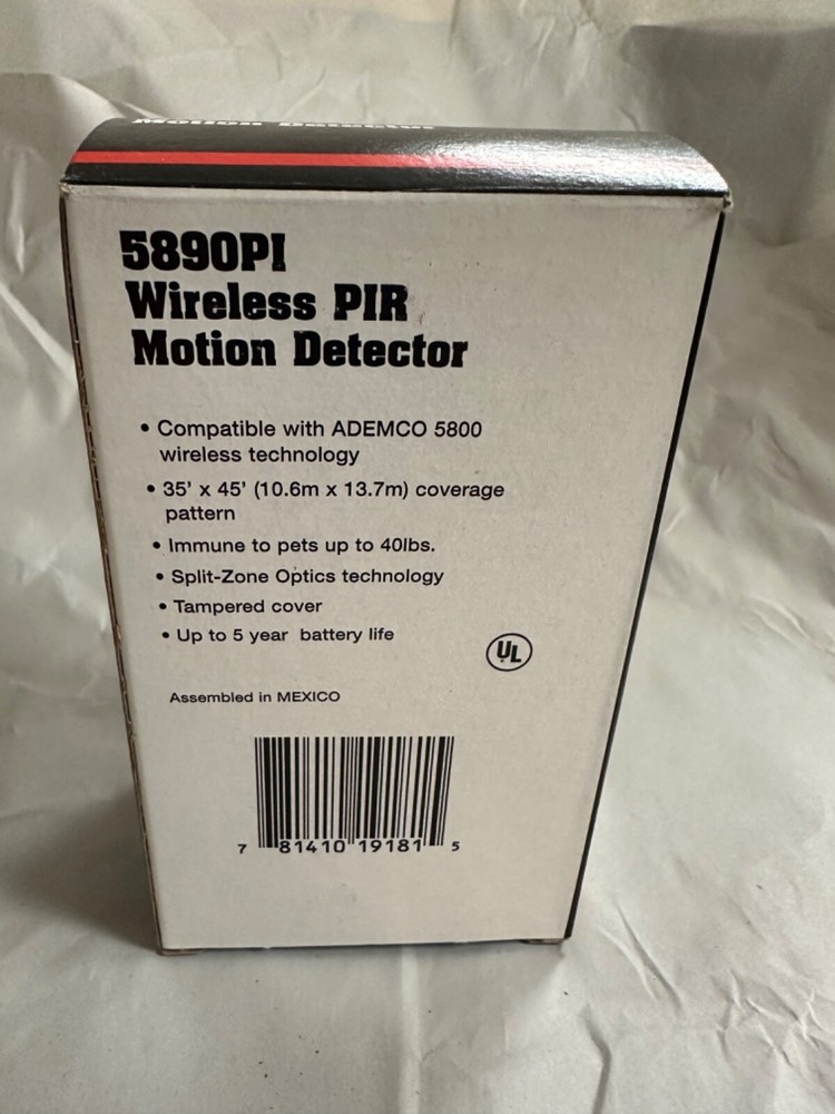 Ademco 5890PI Wireless PIR Motion Detector