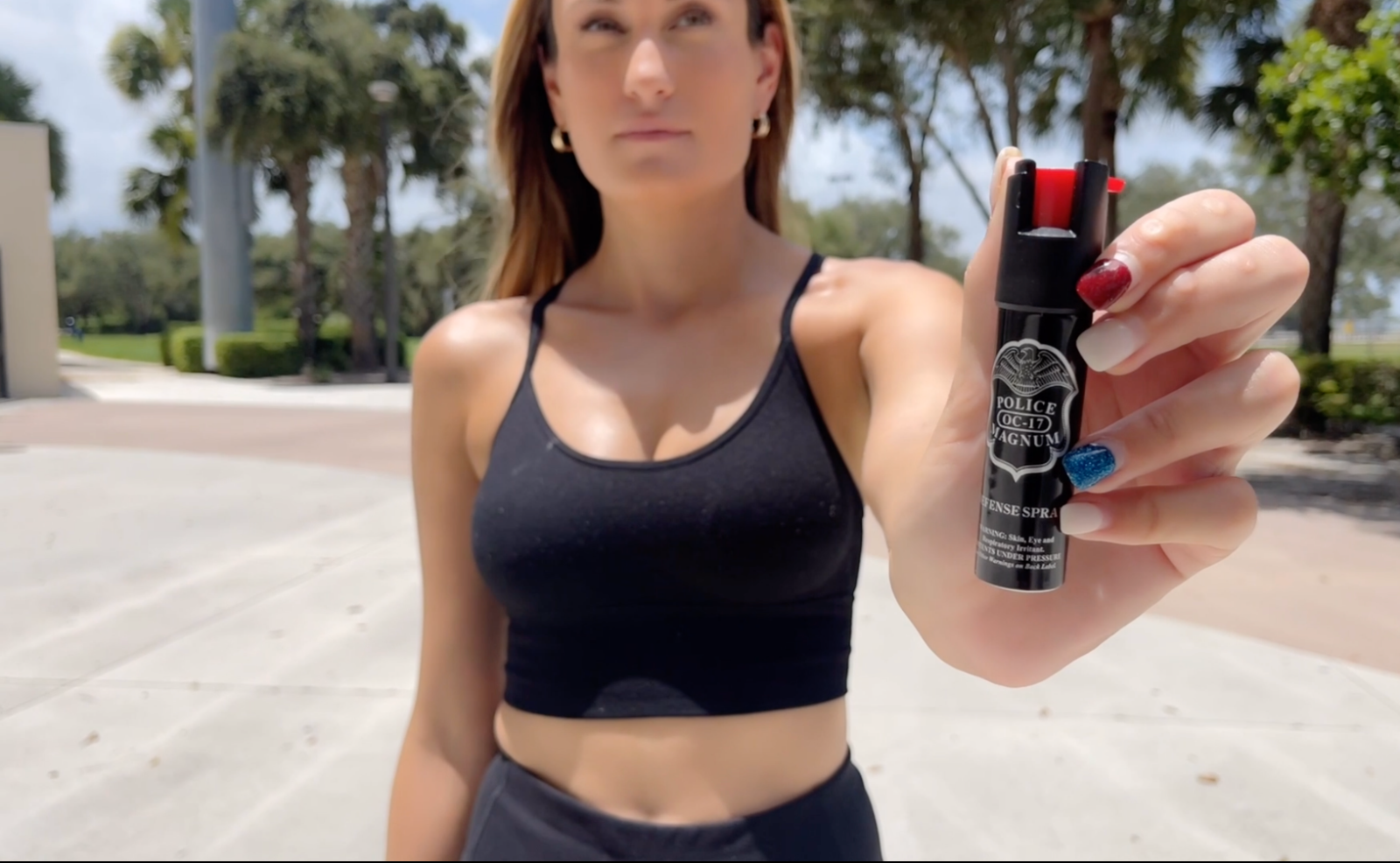 3 Police Magnum pepper spray .75oz unit safety lock self defense protection