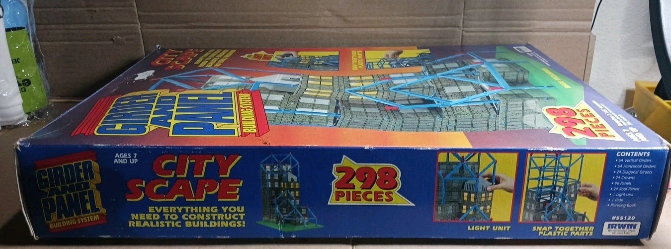298 Irwin Girder & Panel Building System City Scape With Lights- Open Box 55120