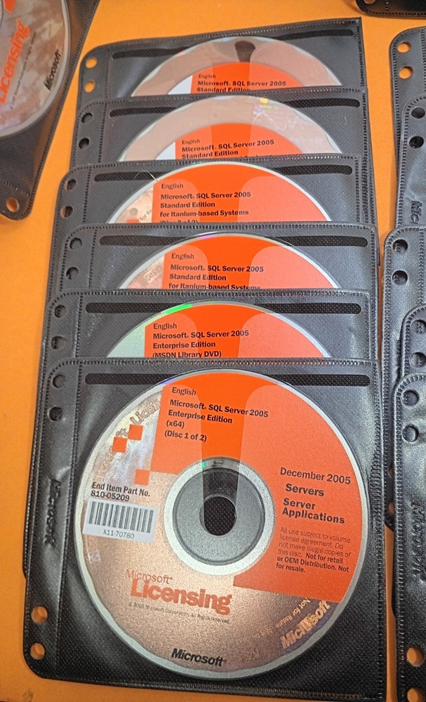 🔥 Used Microsoft licensing SQL Server Visual Studio Office Client Software CD